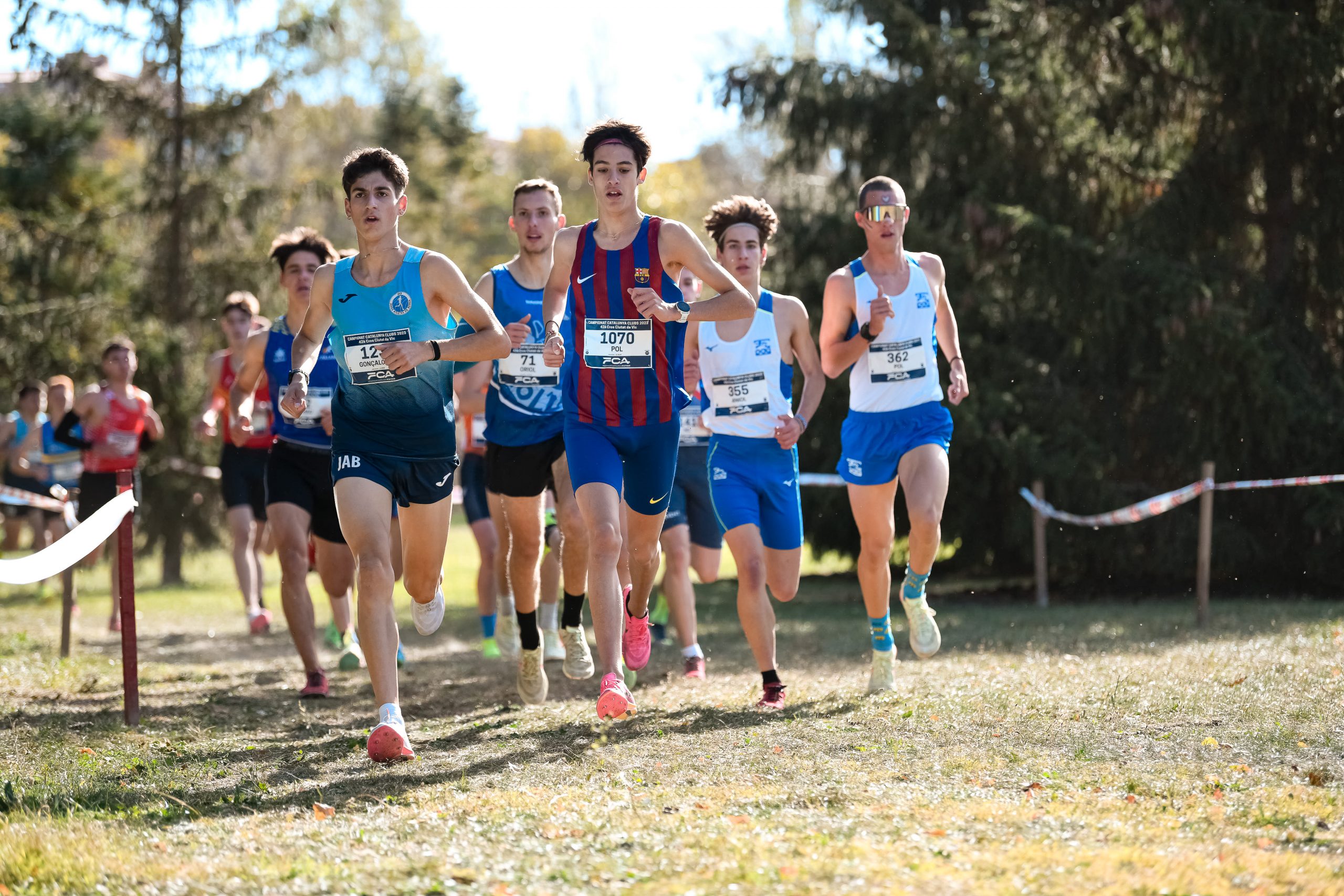 Gonçalo José Sousa en el Campionat de Catalunya cros de clubs. Foto Albert Raga. Avancam